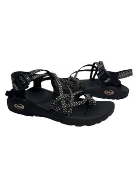 CHACO ZX2 Womens Sandals Sz 8 Boost Black Strappy Round Toe Hiking Classic